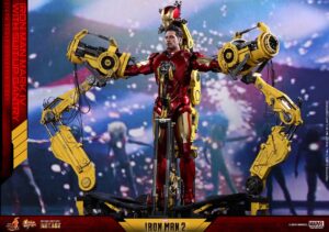 In Stock Hottoys Ht Mms462D22 Alloy Iron Man 2 Mk4+ Armor Disassembly Set