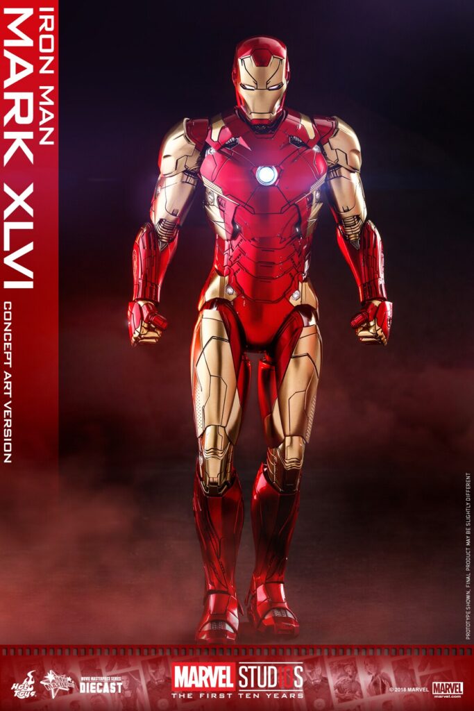 In Stock Hottoys Ht Mms489D25 Iron Man Mk46 Concept Edition 2020 Reissue