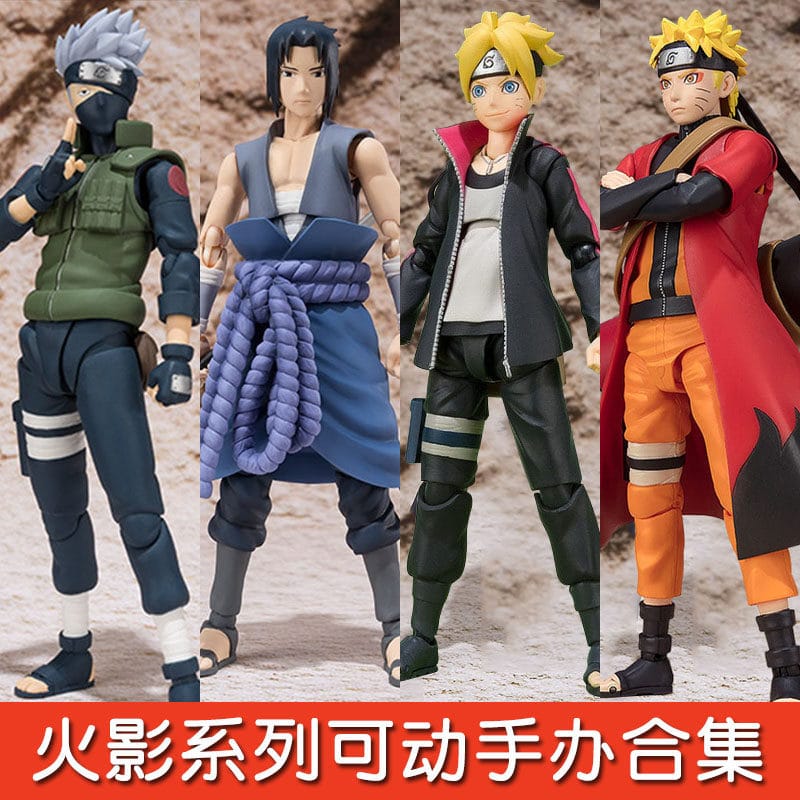 Shf Naruto Movable Figures Naruto Sasuke Kakashi Uchiha Itachi Action Figures Model Toys Dolls