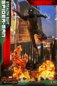 In Stock Hottoys Ht Mms541 Heroic Expedition Spider-Man Stealth Suit Deluxe Edition