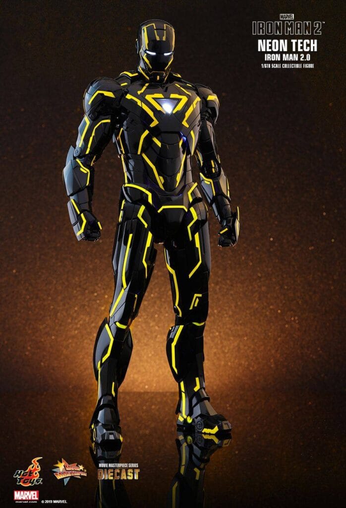 In Stock Hottoys Ht Mms523D29 Iron Man Mk6 Lightyear Yellow