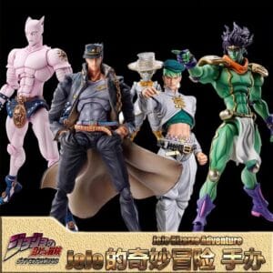 Jojo's Bizarre Adventure Dio Platinum Star Kujo Jotaro Rohan Kishibe Killer Queen Action Figure Model
