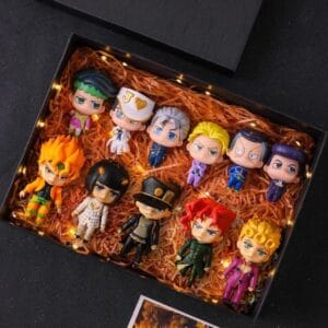 Jojo's Bizarre Adventure Figure Jotaro Kujo Dio Model Ornament Full Set Blind Box Doll Birthday Gift