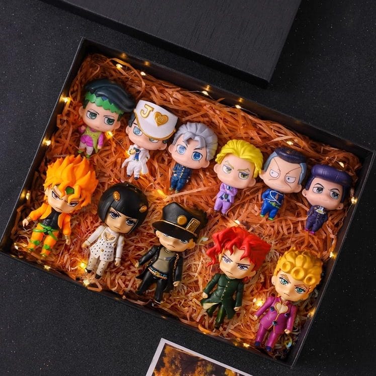 Jojo's Bizarre Adventure Figure Jotaro Kujo Dio Model Ornament Full Set Blind Box Doll Birthday Gift