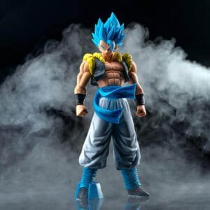 Super Saiyan Son Goku and Vegeta Fusion Super Blue Gogeta Vegetto Dragon Ball Figure Model Display Piece