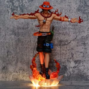 One Piece Three Brothers Arms Extended Ace Crossed Arms Ace Blister Boxed Figure Statue Ornament Gift for Boys