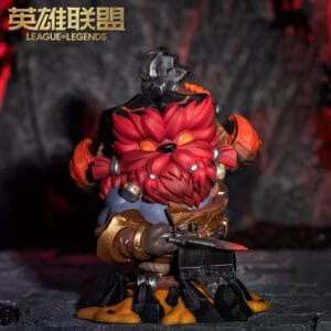 League of Legends Lol Mountain Flame Oreo Figure New Q Version Figure Model Ornament