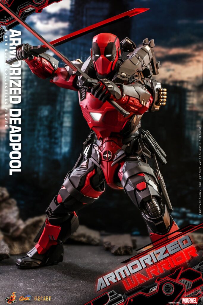 In Stock Hottoys Ht Cms09D42 Alloy Die-Cast Armored Deadpool Armored Warrior