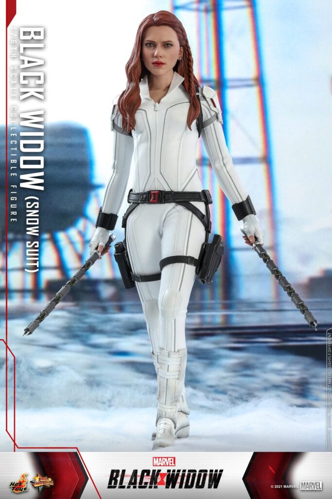 In Stock Hottoys Ht Mms601 Black Widow Snowsuit Version