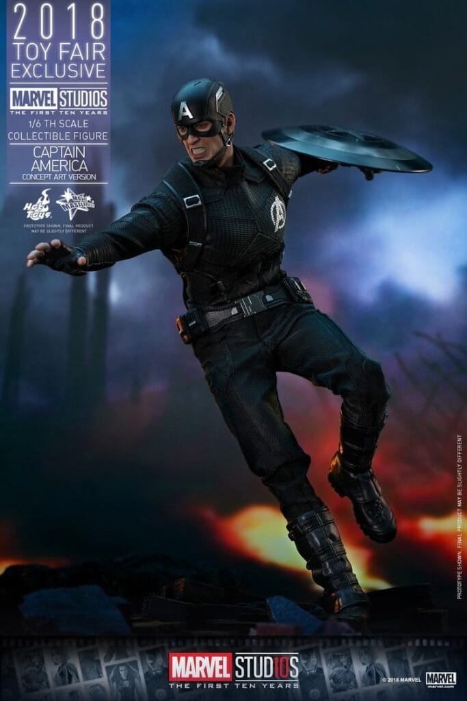 In Stock Hottoys Ht Mms488 Captain America Concept Edition 2018 Venue Limited Edition