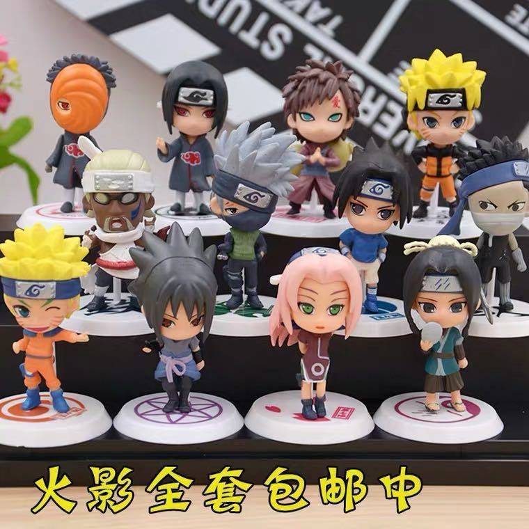Naruto Sasuke Naruto Sakura Kakashi Uchiha Itachi Obito Q Version Blind Box Figure Ornament Gift