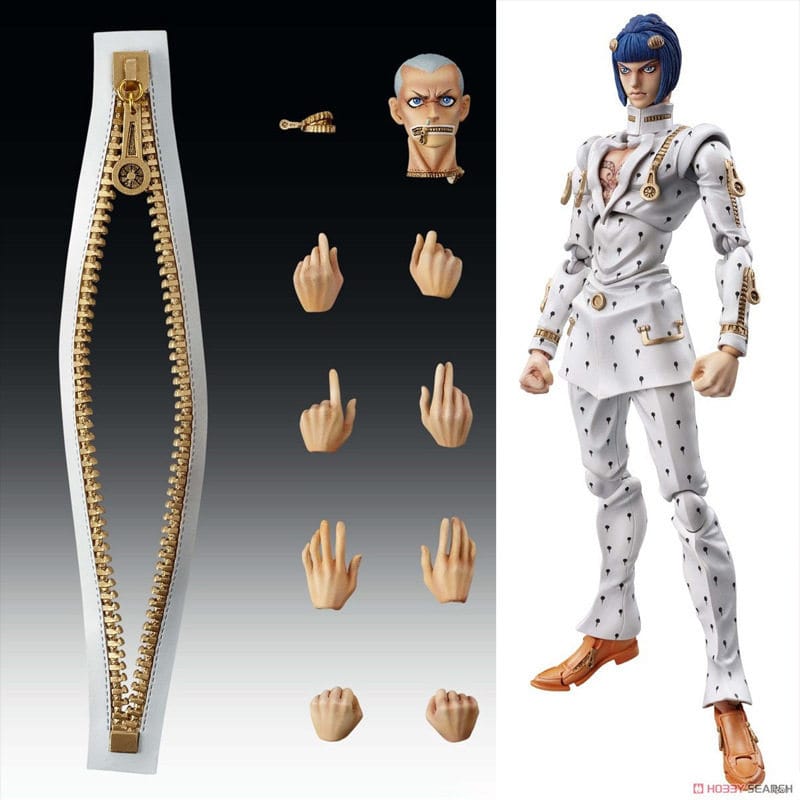 Super Realistic Movable Jojo's Bizarre Adventure Golden Wind Bucciarati Buccio Movable Figure