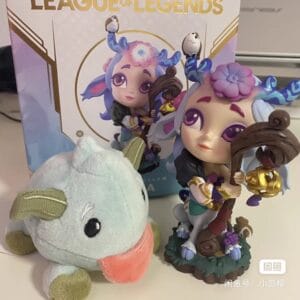 League of Legends Lol Soul Lotus Shy Beililia Official Genuine Boxed Figure with Anti-Counterfeiting Card
