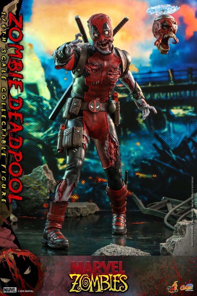 In Stock Hottoys Ht Cms06 Comic Zombie Deadpool