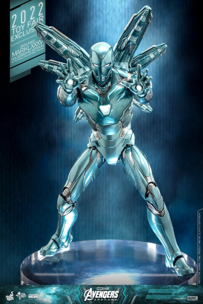 In Stock Hottoys Ht Mms646D45 Iron Man Mk85 Holographic Limited Edition