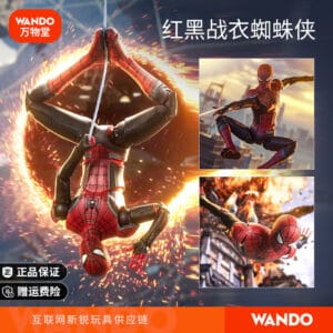 Avengers: Far from Home, No Way Home, Red and Black Spider-Man, Night Monkey Hero, Action Figure Model Toy Gift Ornament