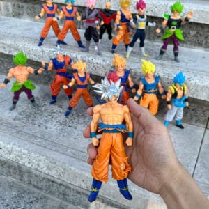 (Dropshipping) Dragon Ball Super Saiyan Son Goku Vegeta Gogeta Figurine Doll