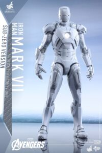 In Stock Hottoys Ht Mms329 Iron Man Mk7 White Snow Polar Edition