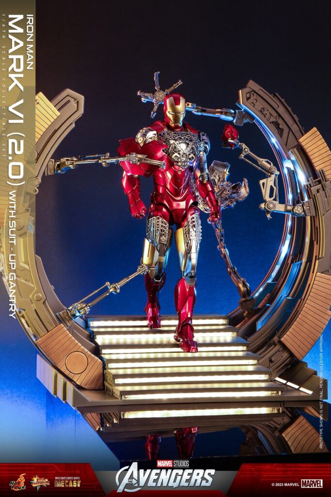In Stock Hottoys Ht Mms688D53 Alloy Iron Man Mk6 Armor Disassembly Set