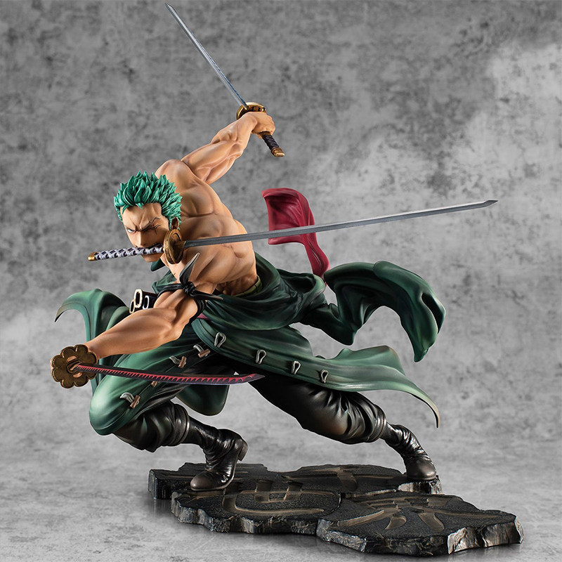 Zoro Figure One Piece Three Thousand Worlds Model Ornament Peripheral Birthday Gift for Boys Three-Blade Flow Asura Anime