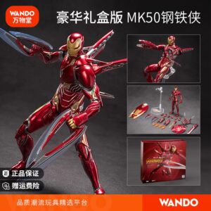 Iron Man Mk50 Official Marvel Action Figure Venom Toy Movable Ornament Gift for Boys Avengers Model