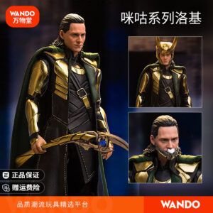 Loki Action Figure with Movable Joints, Migu Marvel Toys, Real-Life Head Sculpt, Thor Toy, Doll, Gift, Display Piece, Trendy Toy