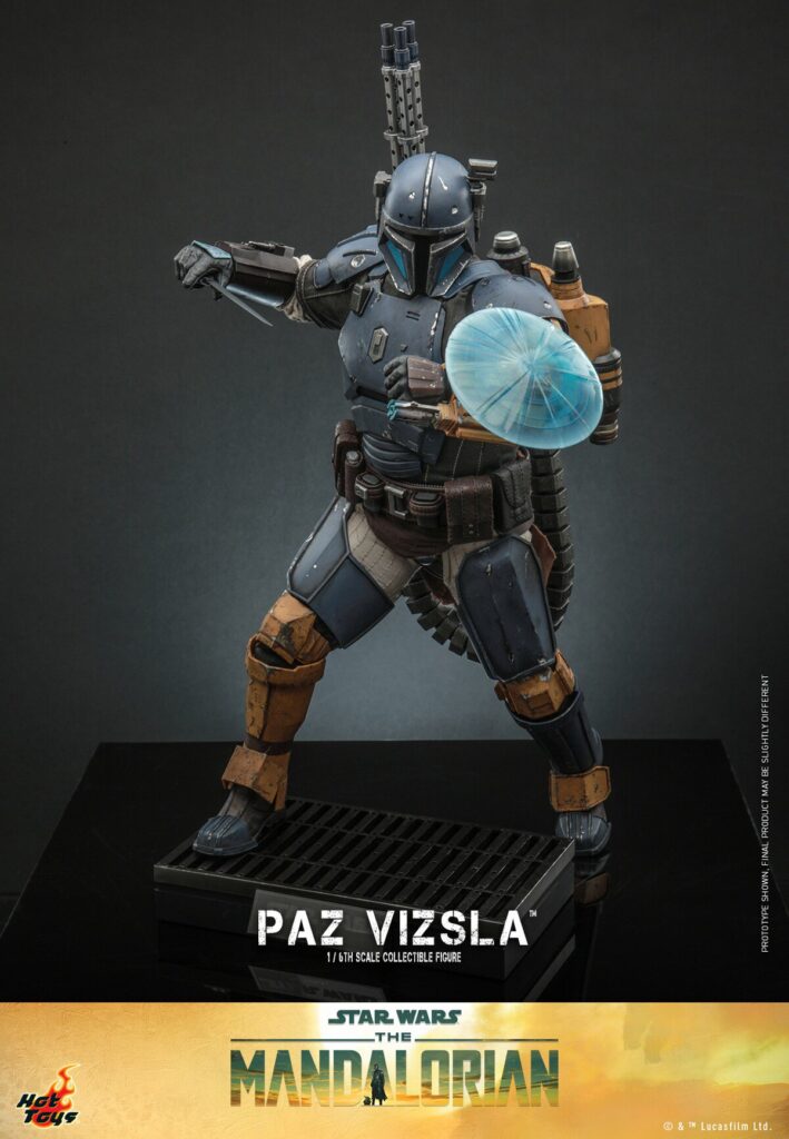 In Stock Hottoys Ht Tms097 the Mandalorian Paz Vizsla Heavy Armor Version 2.0
