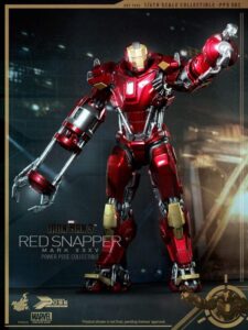 In Stock Hottoys Ht Pps002 Iron Man 3 Iron Man Mk35 Red Tide
