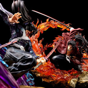 Demon Slayer Anime Gk Series Wind-Up Kuroshibami Kyōketsu Rengoku Kenichirō Peripheral Figurine Model Birthday Gift