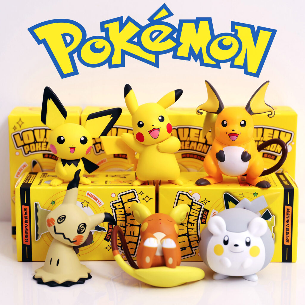 Authentic Pokémon Pikachu Figure Desktop Ornament Car Toy Blind Box Toy
