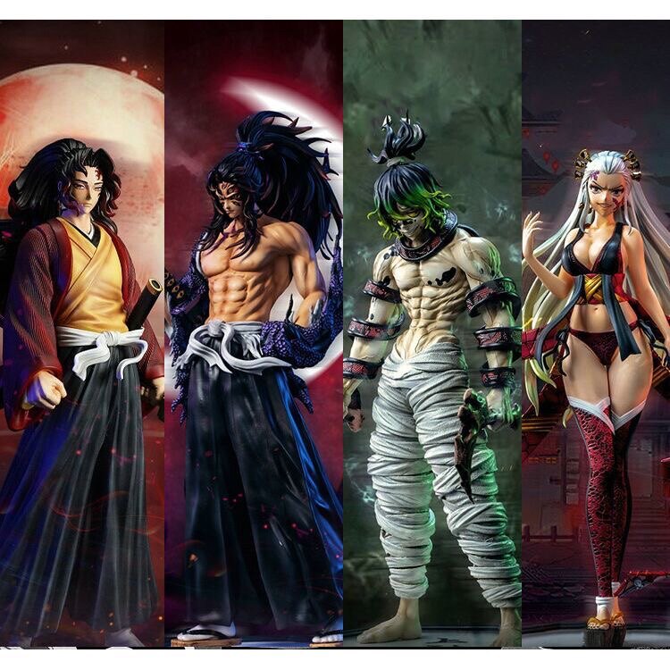Demon Slayer: Kimetsu No Yaiba Figure Rengoku Kyoujurou, Hashibira Nezuko, Inosuke, Zenitsu Model Ornaments