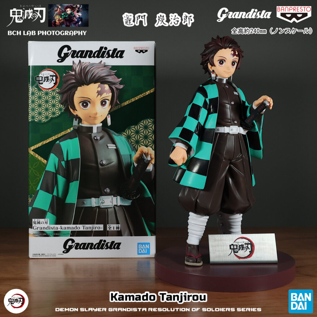 Japanese Genuine Bandai Grandista Demon Slayer Gros Kamado Tanjiro Figure Scenery Model Gift