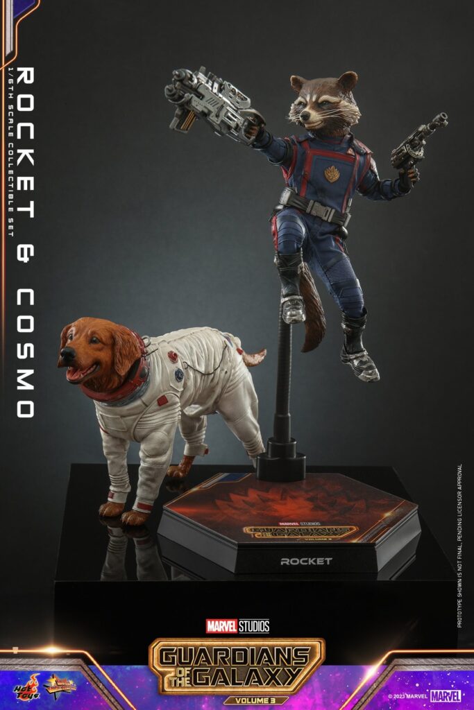 In Stock Hottoys Ht Mms708 Guardians of the Galaxy 3 Rocket Raccoon Cosmo