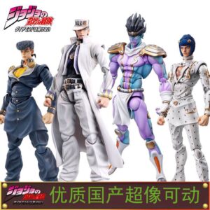 Super Realistic Movable Jojo's Bizarre Adventure Jotaro Kujo Platinum Star World Action Figure Model Toy