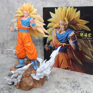 Dragon Ball Kylin Series Super Saiyan 3 Vegeta Goku Figure Super Saiyan Model Ornament Toy