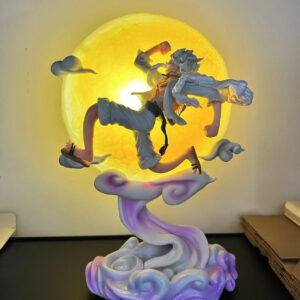 One Piece Fifth Gear Moon Chaser Nika Luffy Figure Model Squatting Pose Kaido Gk Ornament Birthday Gift