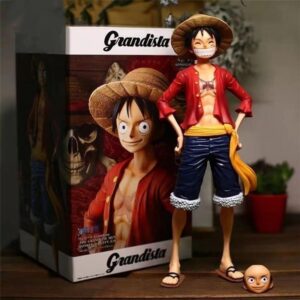 Complete Set of One Piece Action Figures Luffy Zoro Ace Brook Red Hair Shanks Anime Birthday Gift Figurines Dolls