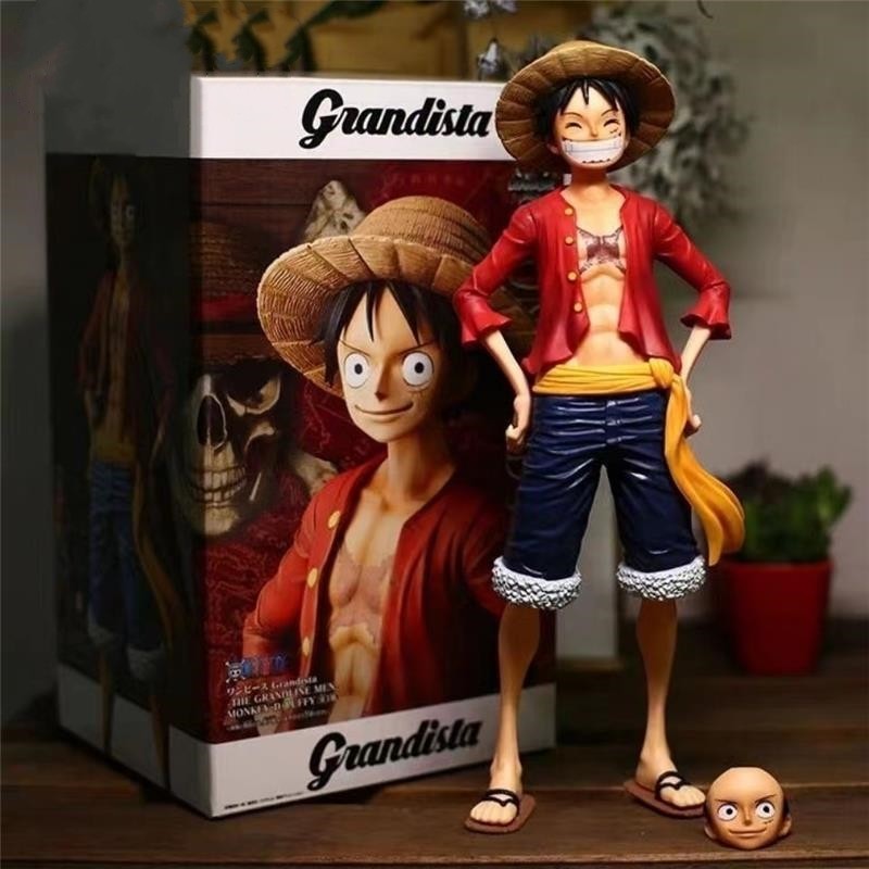 Complete Set of One Piece Action Figures Luffy Zoro Ace Brook Red Hair Shanks Anime Birthday Gift Figurines Dolls