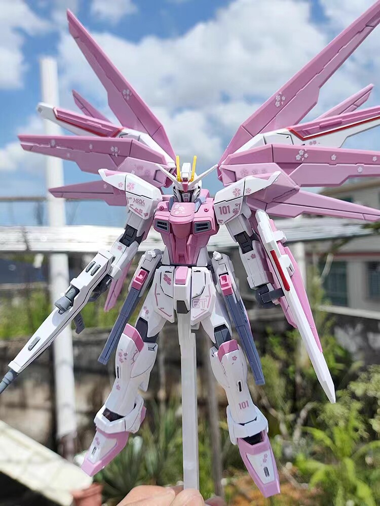 Gundam Model Mb Strike Freedom Mg Red Heretic Unicorn Barbatos Anime Mecha Assembly Figure Toy
