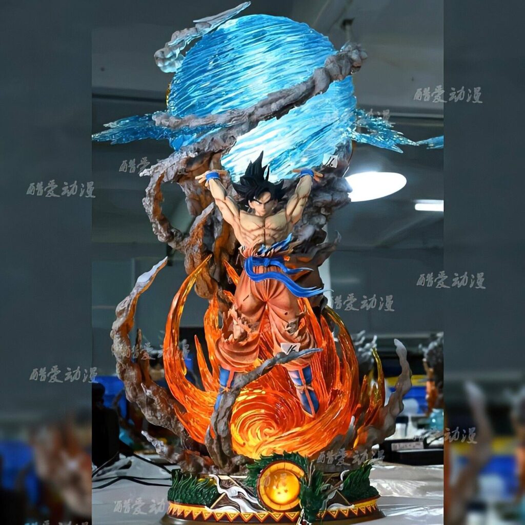 Dragon Ball Figure Hunter Super Energy Ball Goku Super Saiyan Model Ornament Gift for Friends