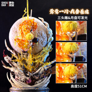 Demon Slayer: Kimetsu No Yaiba Figure Yoyo My Wife Zenitsu Flame Pillar Butterfly Ninja Mumi Bean Gk Zeniyi Statue Scenery Ornament