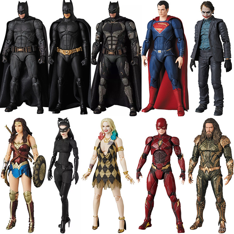 Justice League Dc Batman Wars Superman Wonder Woman Joker Neptune Flash Action Figure Model
