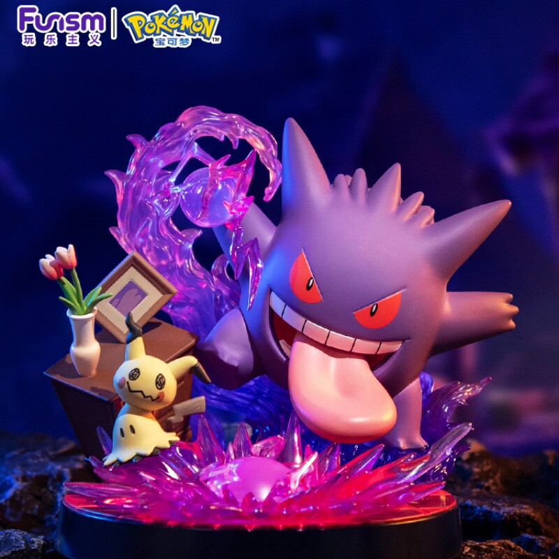 Playful Pokémon Gengar Figure Medium Size Toy Doll Genuine Pokémon Merchandise Trendy Collectible Display Piece