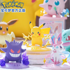 Authentic Pokémon Figures: Pikachu, Gengar, Eevee Desktop Ornaments Blind Box Gift Dolls