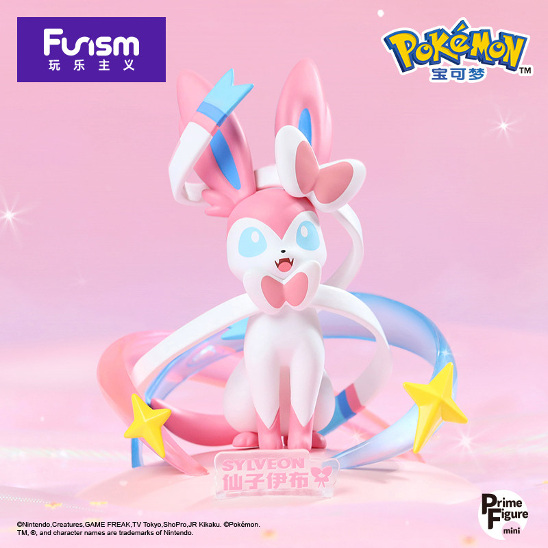 Authentic Playful Pokémon Fairy Eevee Figure Small Size Pikachu Gengar Toy Display Piece