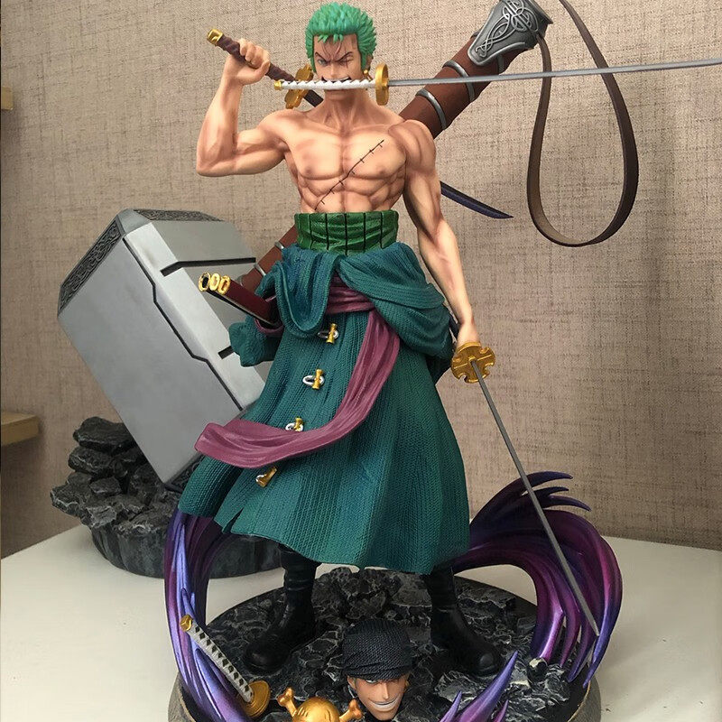 One Piece Figure Gk Three Thousand Worlds Fantasy Zoro Rui Luffy Extra Large Model Peripheral Birthday Gift