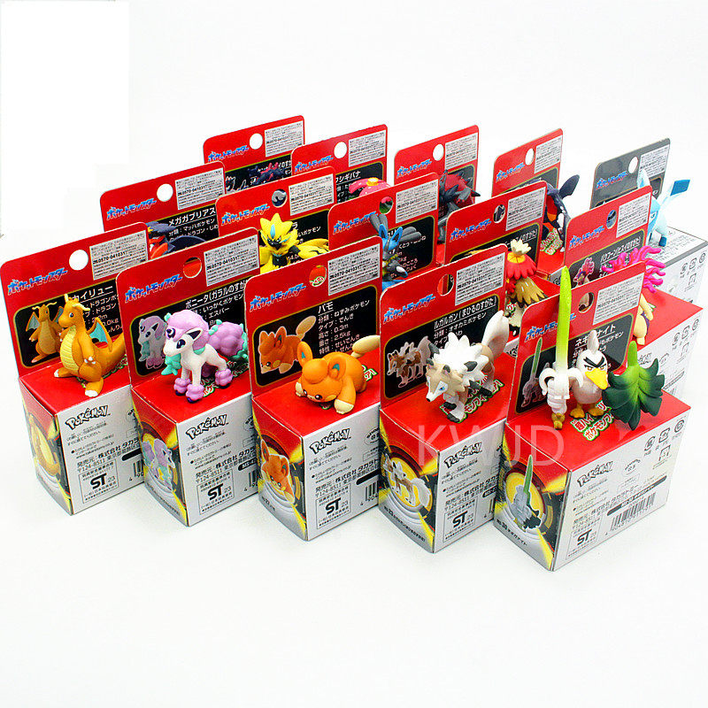 Tomy Tomica Pokémon Children's Animal Figure Toys Pokémon Gengar, Tyranitar, Landorus, Pikachu