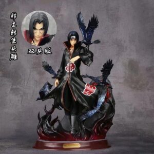Naruto Figure Akatsuki Organization Uchiha Itachi Tailed Demon Itachi Sage Mode Naruto Kakashi Model Ornament