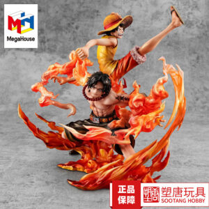 Megahouse Popmax One Piece Ultimate Showdown Luffy and Ace Brotherly Bond 20Th Anniversary [in Stock]