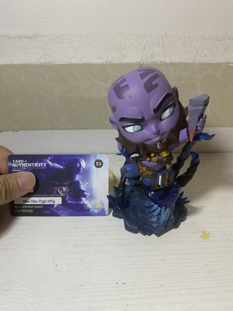 League of Legends Lol Official Authentic Boxed Figure Model of the Wandering Wizard Ritz